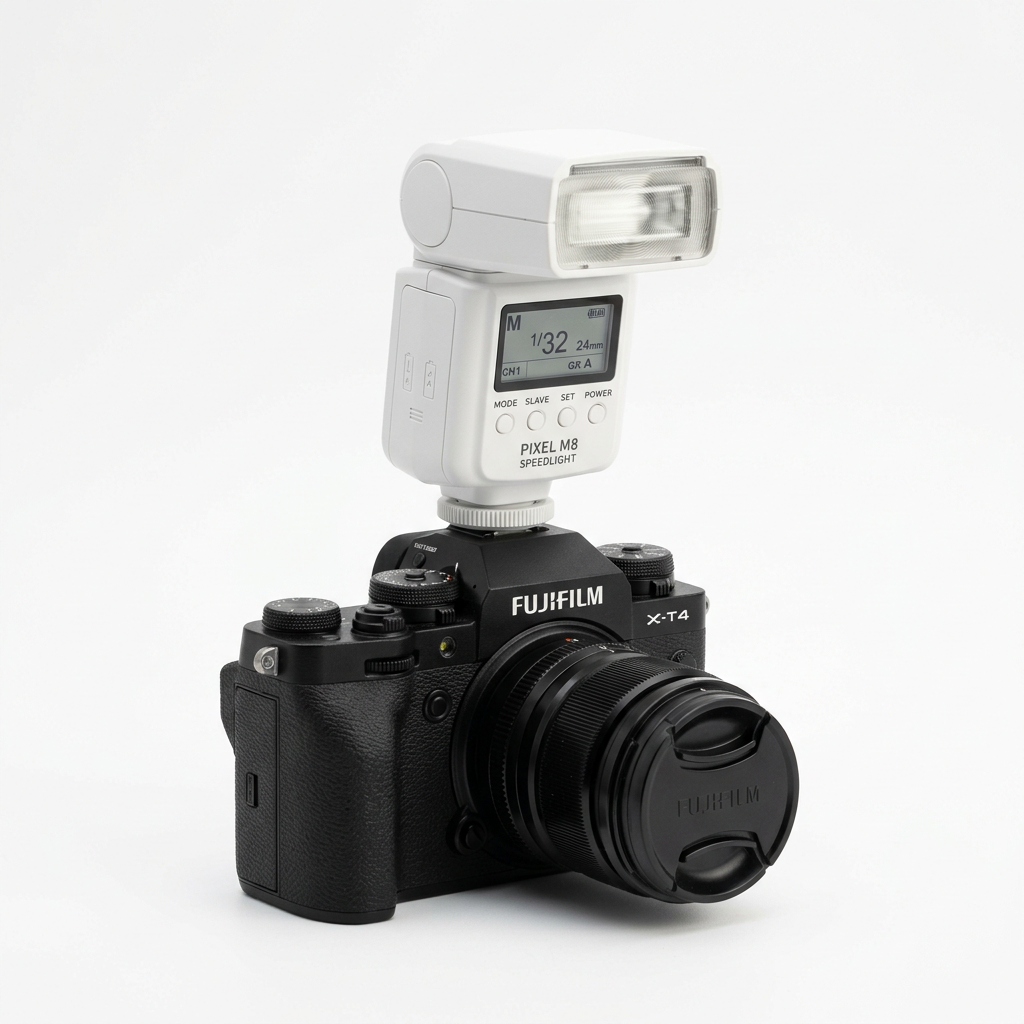 Flash mini speedlight compacto para câmeras mirrorless